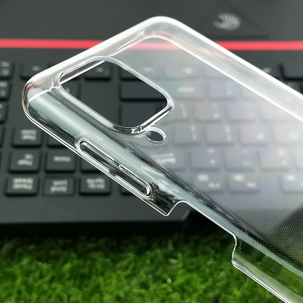 

Ультрапрозрачный жесткий чехол из поликарбоната для Samsung Galaxy M12, тонкая прозрачная защитная задняя крышка