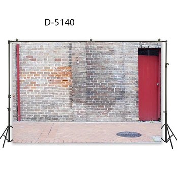 

HuaYi Retro Shabby Wall Patterns Backdrops Wonderful Brick Stone And Wooden Wall Artisitc Background For Studio Photography