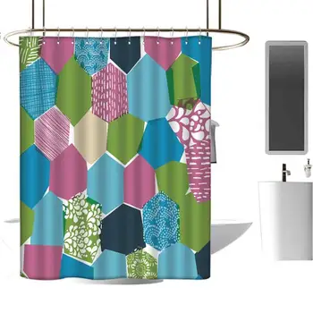 

Extra Long Shower Curtain Bath Room Decoration Fabric Shower Curtain Tropical