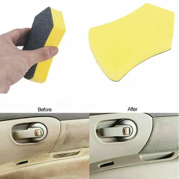 

1pcs Multi-function Nano Cleaning Brush Car Felt Washing Tool For Car Leather Seat Auto Care Detailing Interior Cleaning Brush