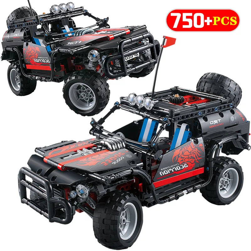 

Off-road Vehicle Model Building Blocks Legoingly Technic Scorpion-suv Car DIY 750pcs Bricks Education Toys for Kids Boys
