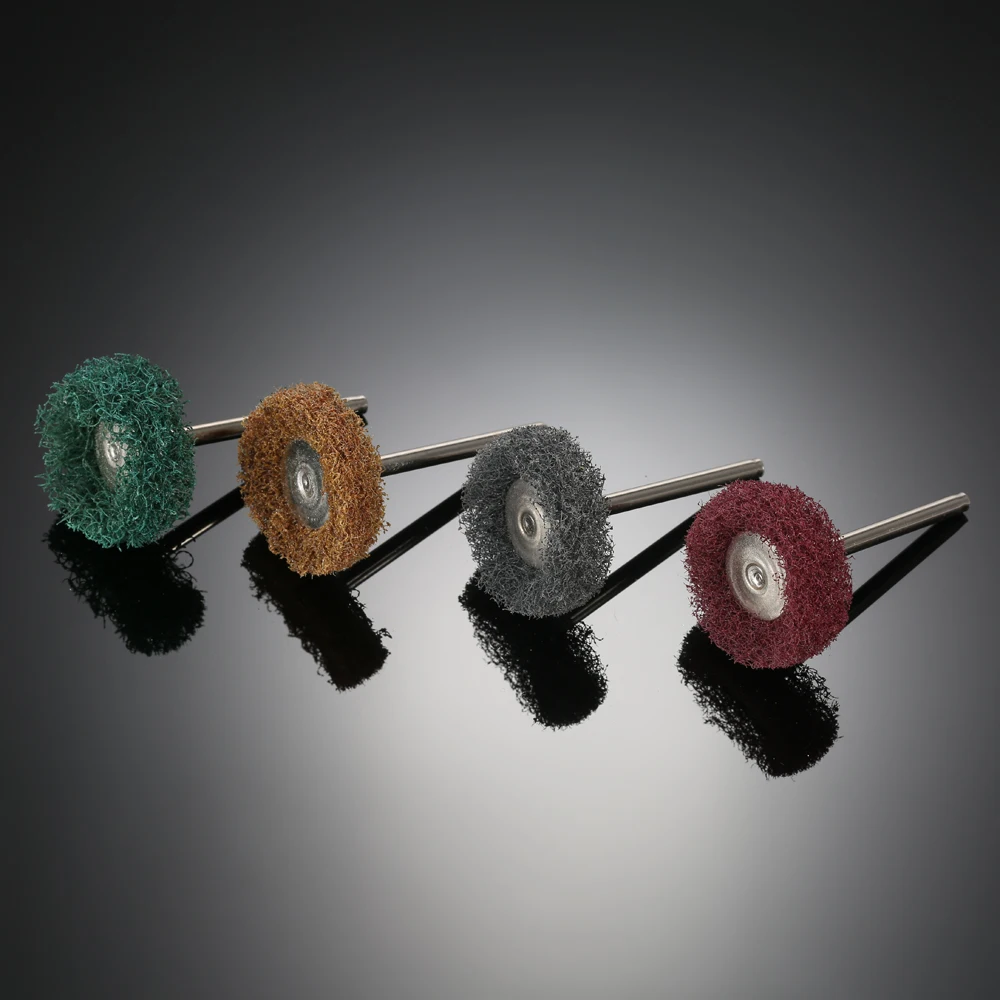 12PCS Electric grinder drill Accessories Mini Brush Scouring Pad Abrasive Wheel Sanding Head Buffing Polishing Wheel