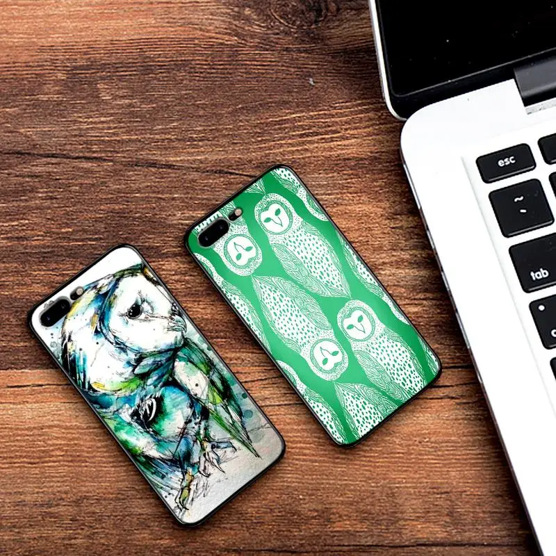 Чехол для телефона с изображением животных Совы из мягкого силикона узором iPhone XR