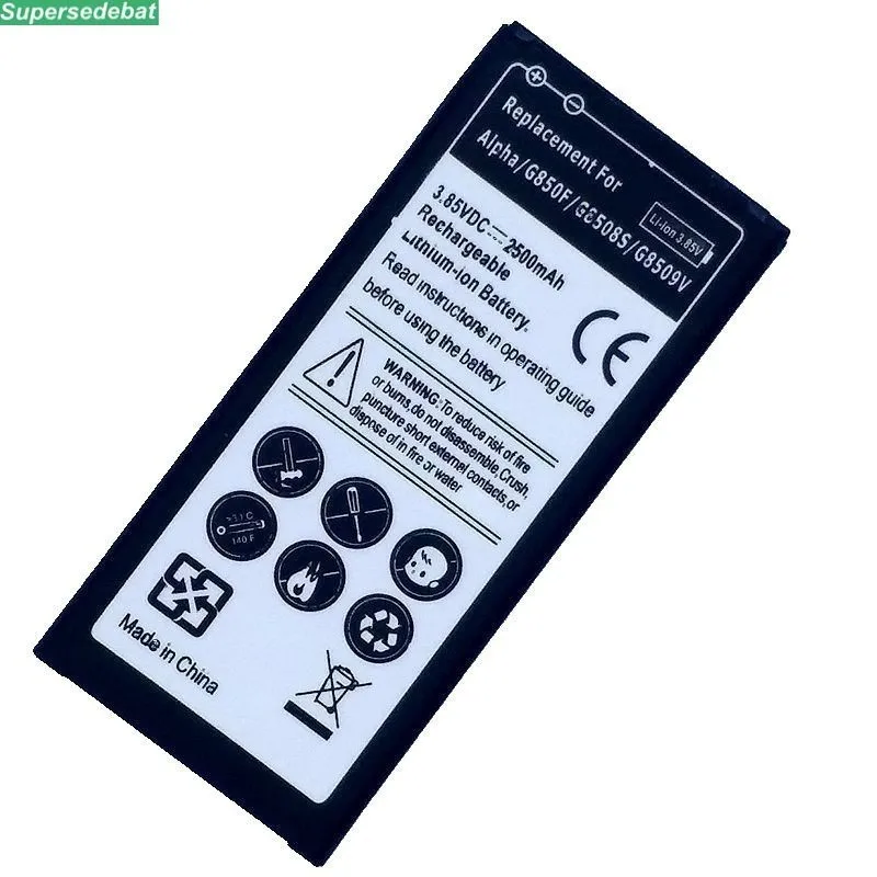 EB-BG850BBE литий-ионный аккумулятор для Samsung Galaxy Alpha SM-G850F G8508S no NFC мобильный телефон