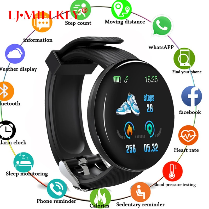 

2019 New Arrival Bluetooth Bracelet Smart Watch Heart Rate Blood Pressure Activity Trackers Sports Smartwatch