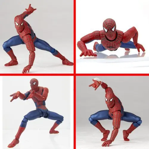 Диффузный отличный аниме KOTOBUKIYA artfx+ Человек-паук 2 поколение Человек-паук черный и белый с рисунком Гараж Комплект Модель