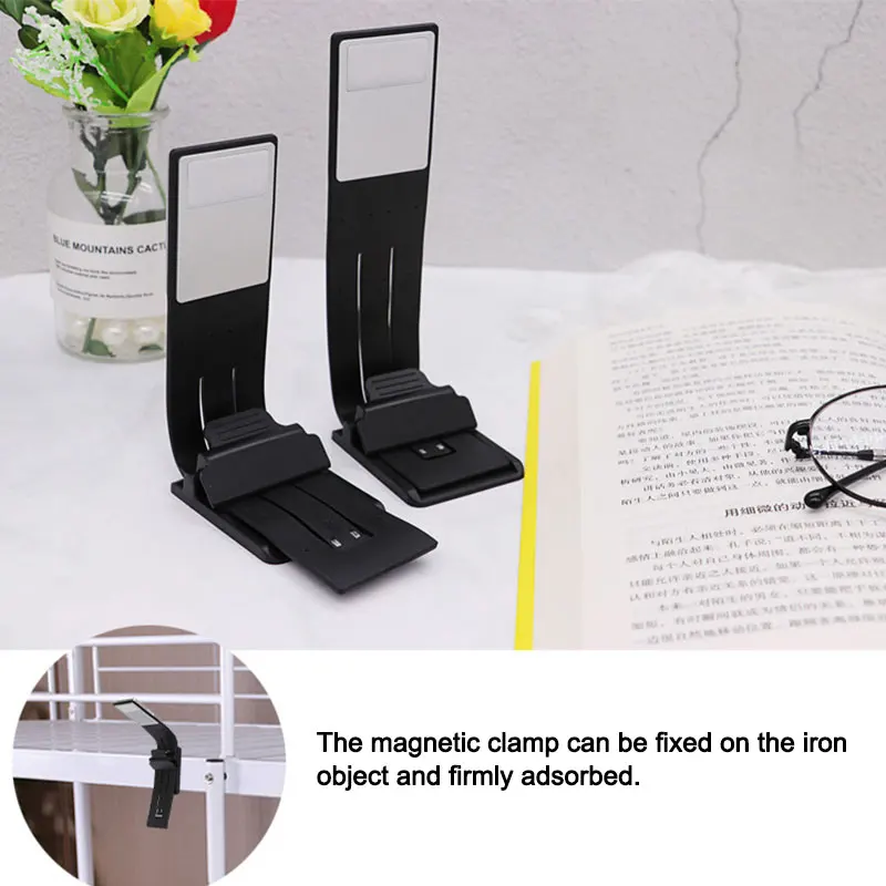 SXZM USB заряжаемая лампа для чтения Компактный Свет книги гибкие светодиодные лампы клип-на светодиодный лампы для Kindle и 4 режима настольная лампа