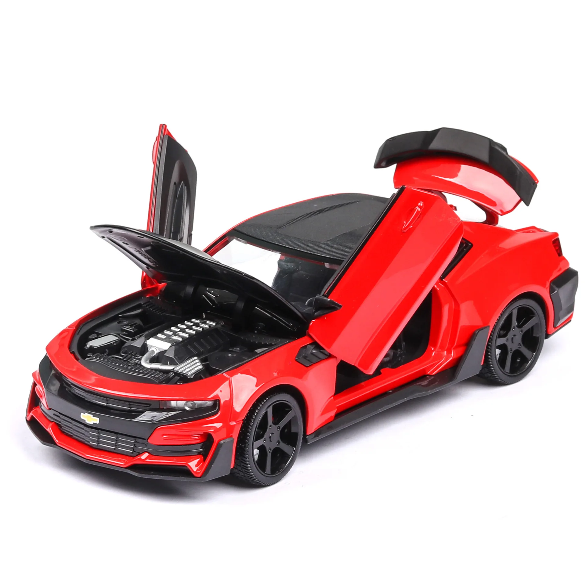 1:24 Шевроле Камаро спортивный автомобиль сплав литой модельный игрушка потяните