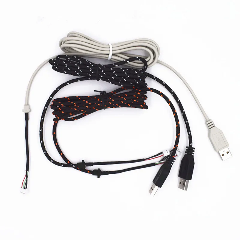 USB Mouse Cable SteelSeries Sensei RAW XAI Kinzu Kana V2 V3 PVC Nylon wire power off replacement line gift Mouse Skates