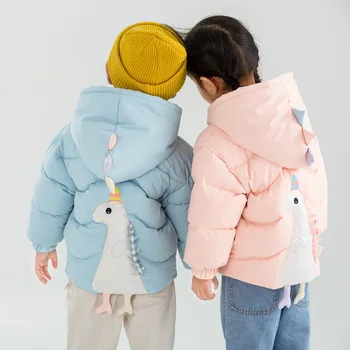 

2020 Autumn Winter Short Down Jacket For Children With Thick Warm Coat For Boys And Girls