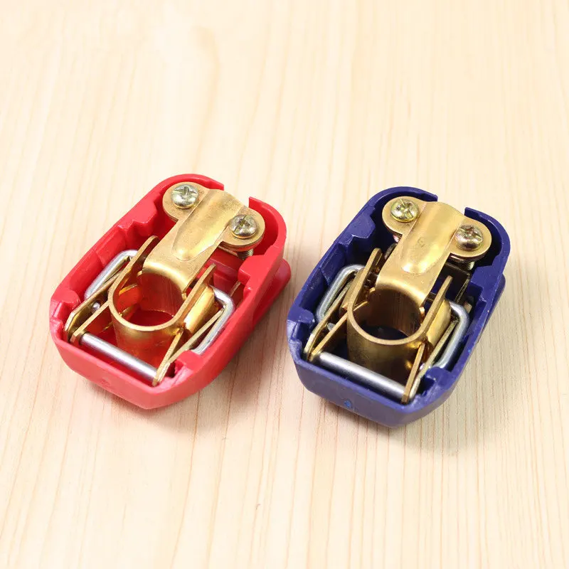 Universal 1 Pair 12V Quick Release Battery Terminals Clamps For Car Caravan Boat Motorcycle