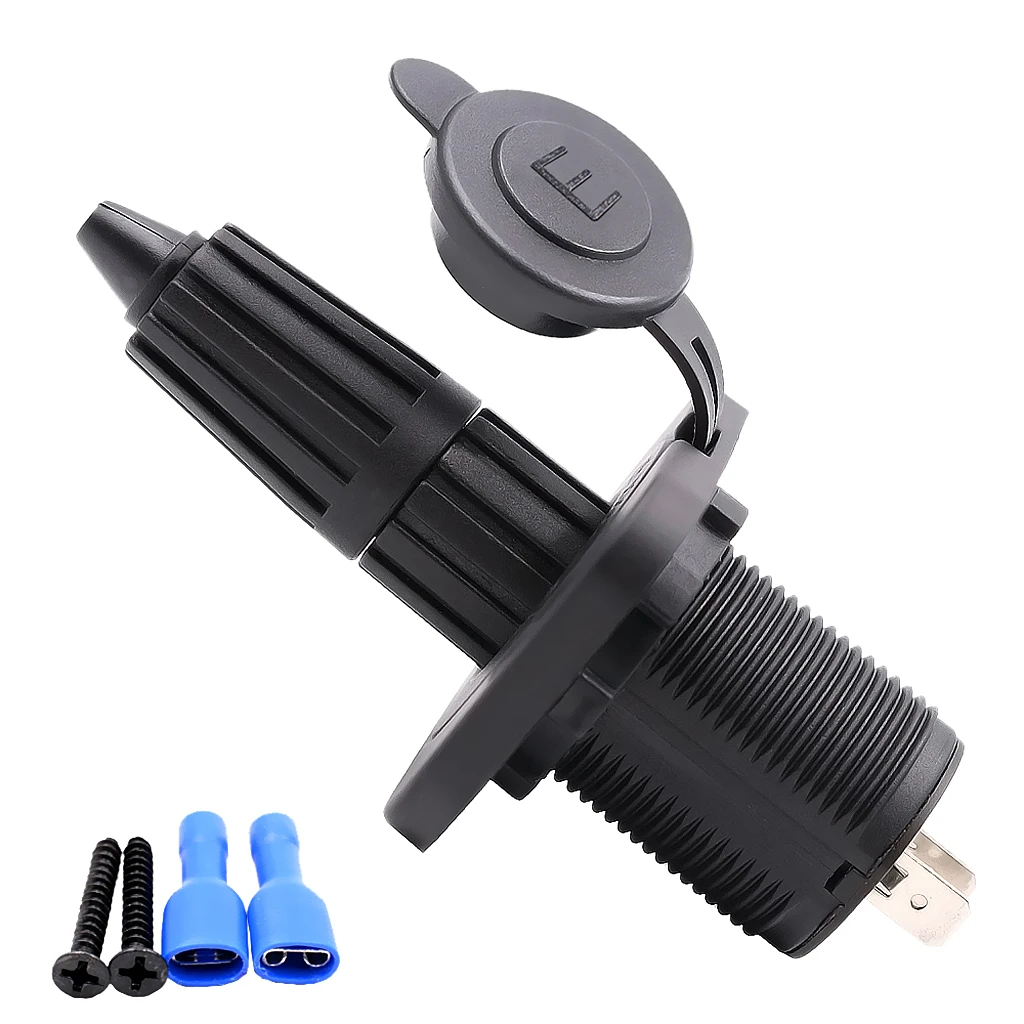 Car Travel Refrigerators Heavy Duty Flush Mount Fridge Socket Connector