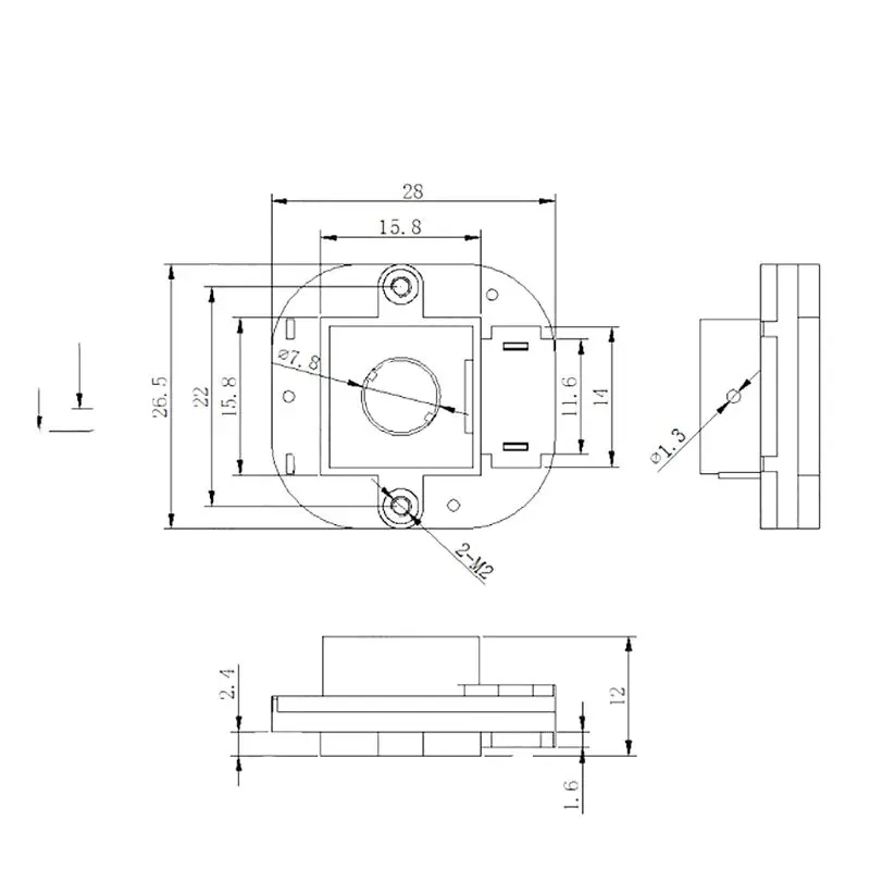 Lens Mount Holder Double Filter Switcher CUT Filter hd CCTV Security Camera Accessories surveillance camera accessories