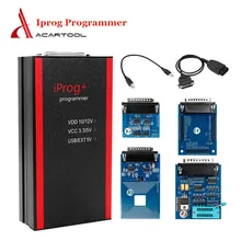 Диагностический инструмент Iprog+ Iprog программист с адаптером IMMO/Регулировка пробега/сброс подушки безопасности лучше, чем Tango/Digrprog/Carprog