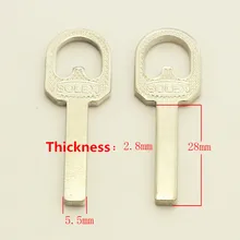 YP530 заготовки ключей, слесарные принадлежности Uncut болванки ключей 2,8 мм толщина [20 шт/лот]