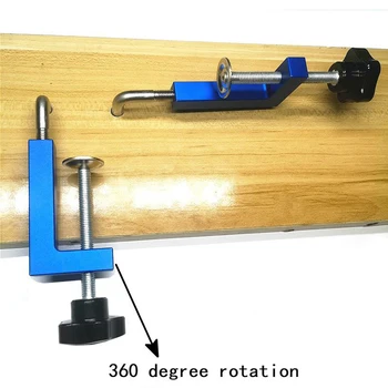 

2pcs Woodworking Multifunctional Fixing Clamps 360 Degree Rotation Hand Tools Wooden Fixture Aluminum Alloy Fixing Clamps