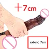Crystal Penis Extender Sleeve Reusable Condoms Delay Ejaculation Prostate Massager Cock Ring Intimate Goods Sex Products For Men 1
