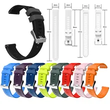Силиконовый браслет ремешок для часов Garmin Vivoactive/HR/Vivoactive3 MUSIC Forerunner 245 645 для samsung gear S2 спортивные часы