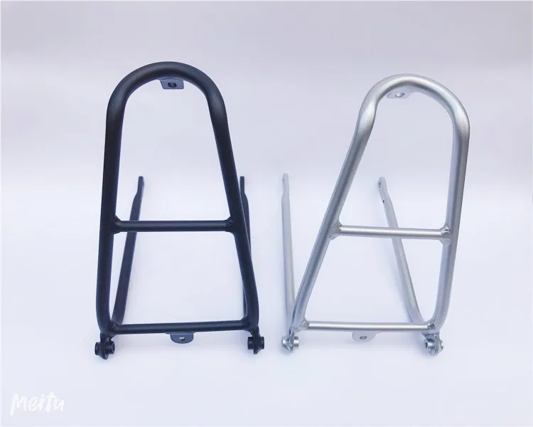 Велосипедные стойки для Brompton, складная велосипедная задняя стойка из алюминиевого сплава, легкая стойка с колесом, велосипедные аксессуары