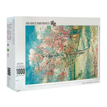 

1000 Pieces flowering peach Puzzles Wooden Jigsaw Puzzles Floor Puzzle 094F