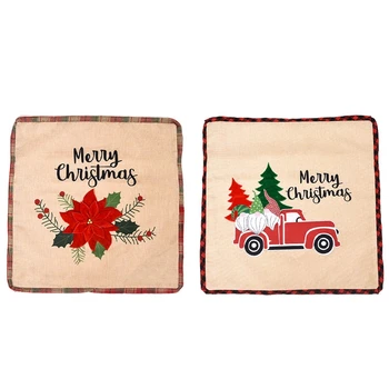 

1 Pcs Linen Home Decor Pillowcase Throw Pillow Cushion Cover Square Decorative Pillowcase