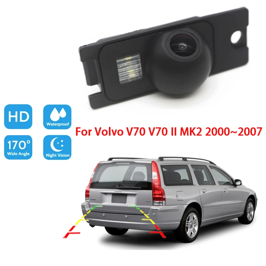 Камера заднего вида для Volvo V70 II MK2 2000 2001 2002 2003 2004 2005 2006 2007 CCD Full HD | Автомобили и