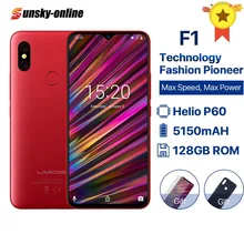 Смартфон UMIDIGI F1 Android 9,0 4 Гб+ 128 ГБ 6," FHD+ 16MP+ 8MP 5150 мАч 18 Вт Быстрая зарядка двойной 4G Восьмиядерный мобильный телефон OTG NFC