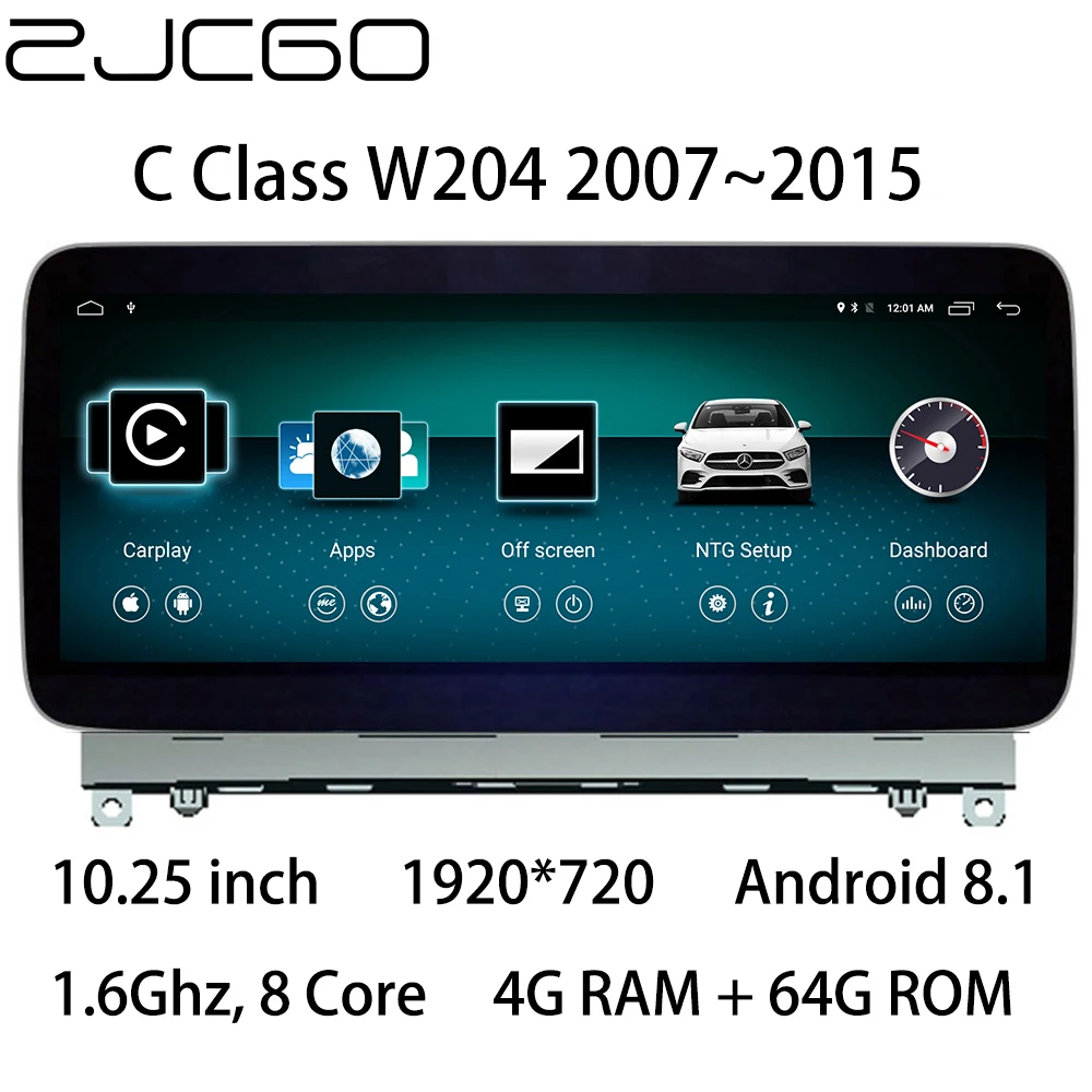

Car Multimedia Player Stereo GPS DVD Radio Navigation Android Screen for Mercedes Benz C Class W204 MB C180 C200 C220 C230 C280