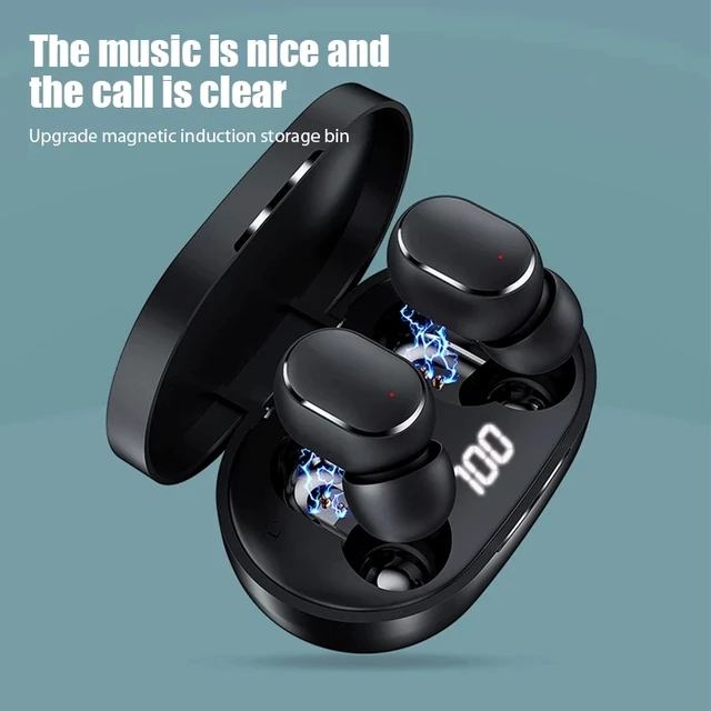 E6S TWS Bluetooth 5 0 Headphones True Wireless Earbuds In Ear Handsfree Stereo Earphones Sports Waterproof