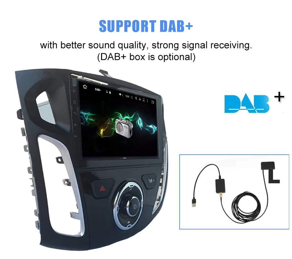 Perfect KANOR 1024*600 Android 9.0 2+16g Car Autoradio Stereo Multimedia For Focus 3 GPS Navi Bluetooth WIFI IPS DSP Radio 4 Perfect KANOR 1024*600 Android 9.0 2+16g Car Autoradio Stereo Multimedia For Focus 3 GPS Navi Bluetooth WIFI IPS DSP Radio 4