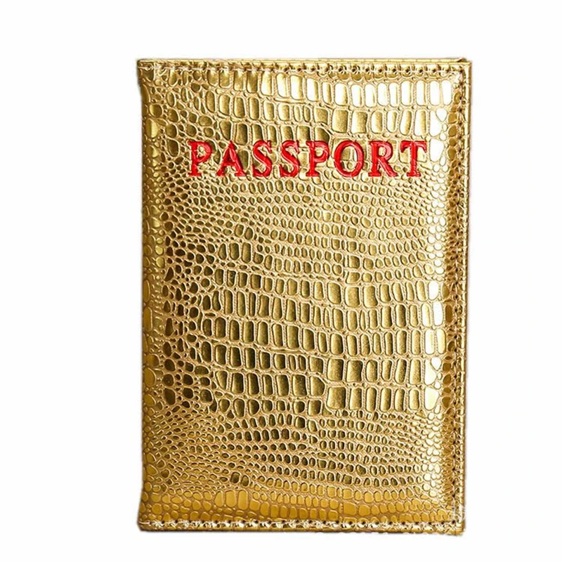 Для женщин Для мужчин под змеиную кожу с блестками, чехлы для паспорта, аксессуары для путешествий, держатель из искусственной кожи банковский идентификатор карты паспорт Чехол-кошелек в деловом стиле