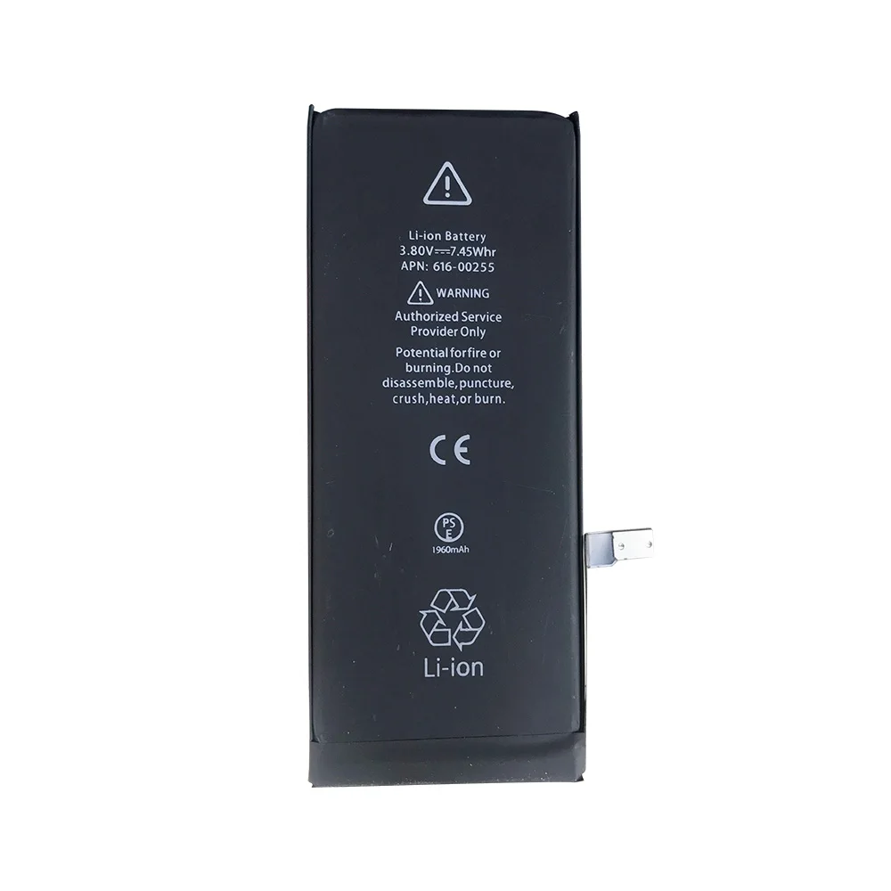 Lithium High Quality Real capacity 3.8V 1960mAh Battery For iPhone 7 7G iPhone7 Rechargeable Phone Bateria Batteries