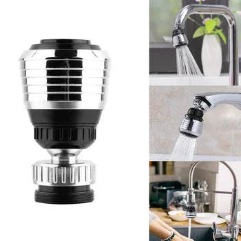 

360 Degree Swivel Kitchen Faucet Aerator Adjustable Dual Mode Sprayer Filter Diffuser Water Saving Nozzle Faucet Connector