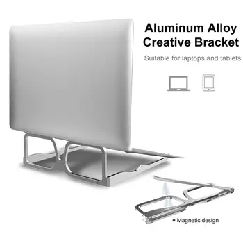 

Portable Foldable Glasses Shape Aluminum Alloy Desktop Laptop Holder Bracket