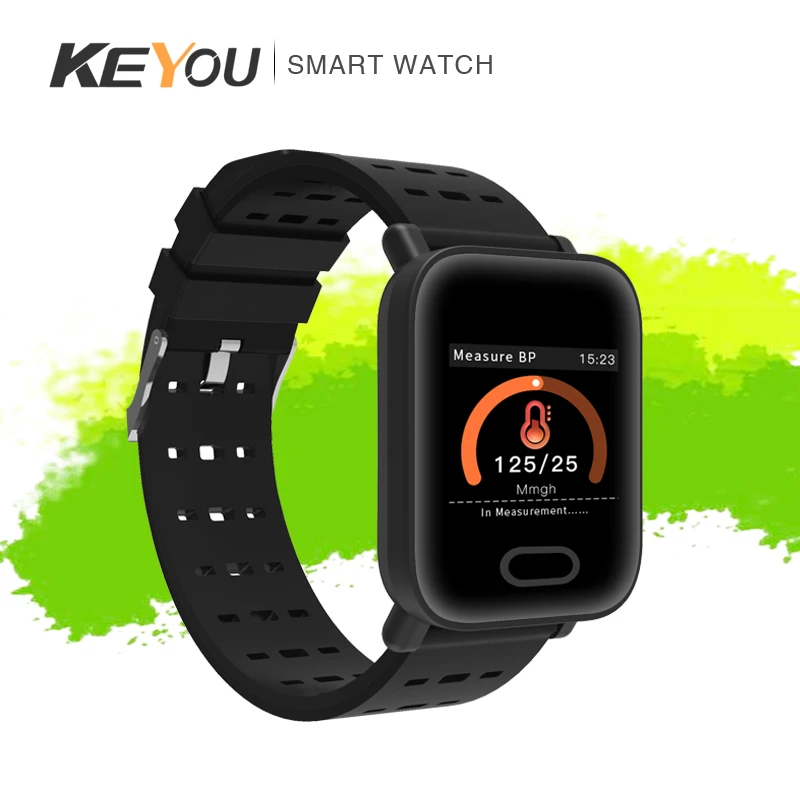 KEYOU-A6 пульсометр Сфигмоманометр шаг умные часы электронные 2019 подарок на Новый