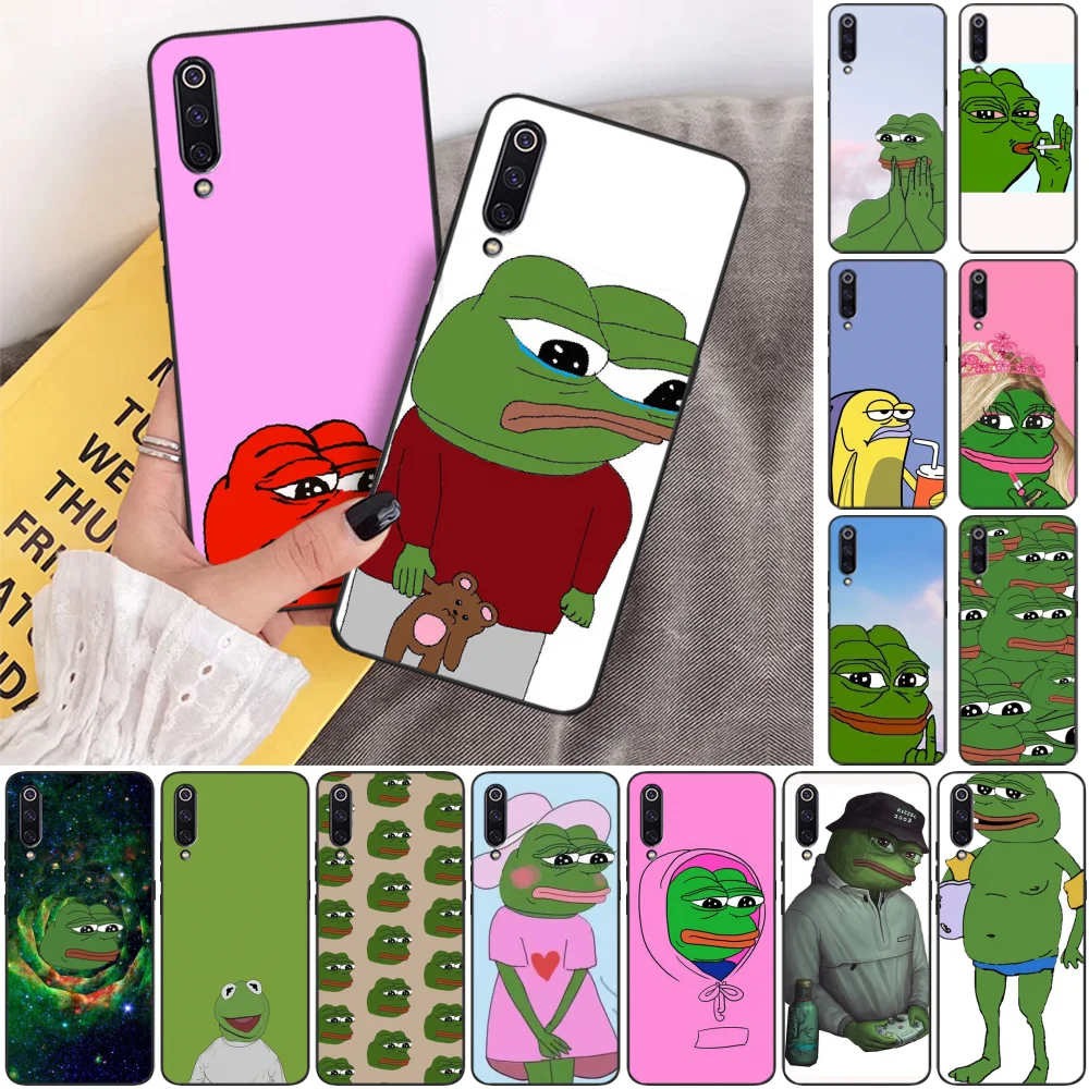 BaweiTE милый Pepe Funny Frog новое поступление черный чехол для мобильного телефона Xiaomi 8 9