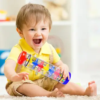 

1/2/3inch Kids Rainmaker Tube Stick Musical Percussion Instrument Education Toy