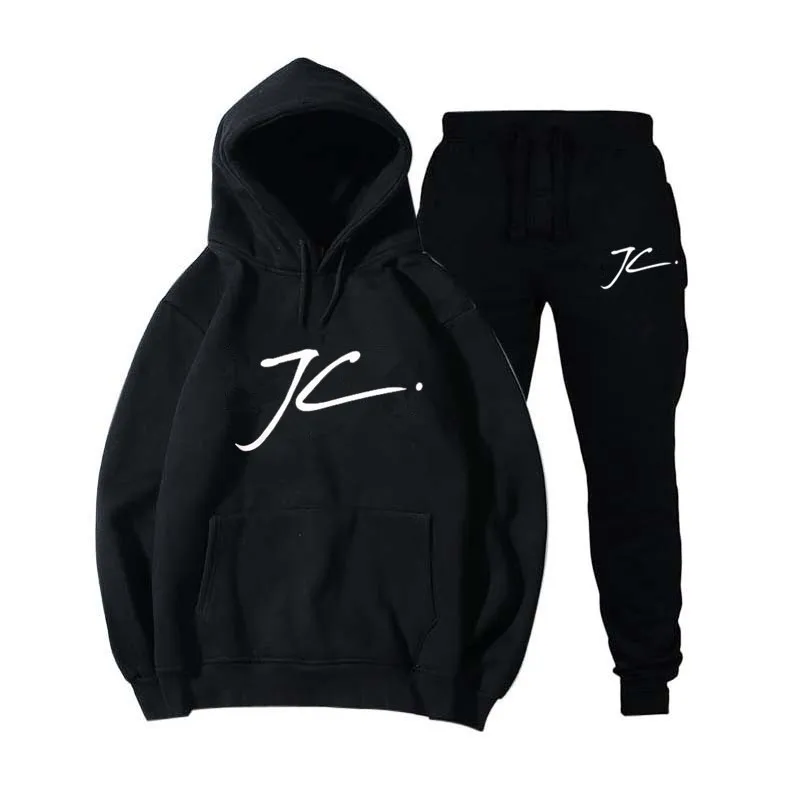jc Brand Clothing Men's Casual Sweatshirts Pullover Cotton Men Tracksuit Hoodies Two Piece +pants Sport Shirts Autumn Winter Set jc Brand Clothing Men's Casual Sweatshirts Pullover Cotton Men Tracksuit Hoodies Two Piece +pants Sport Shirts Autumn Winter Set