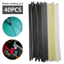 Baguettes de soudage en plastique ABS/PP/PVC/PE, 5x2mm, 40 pièces, réparation du pare chocs du pistolet de soudage en plastique, fournitures de soudage