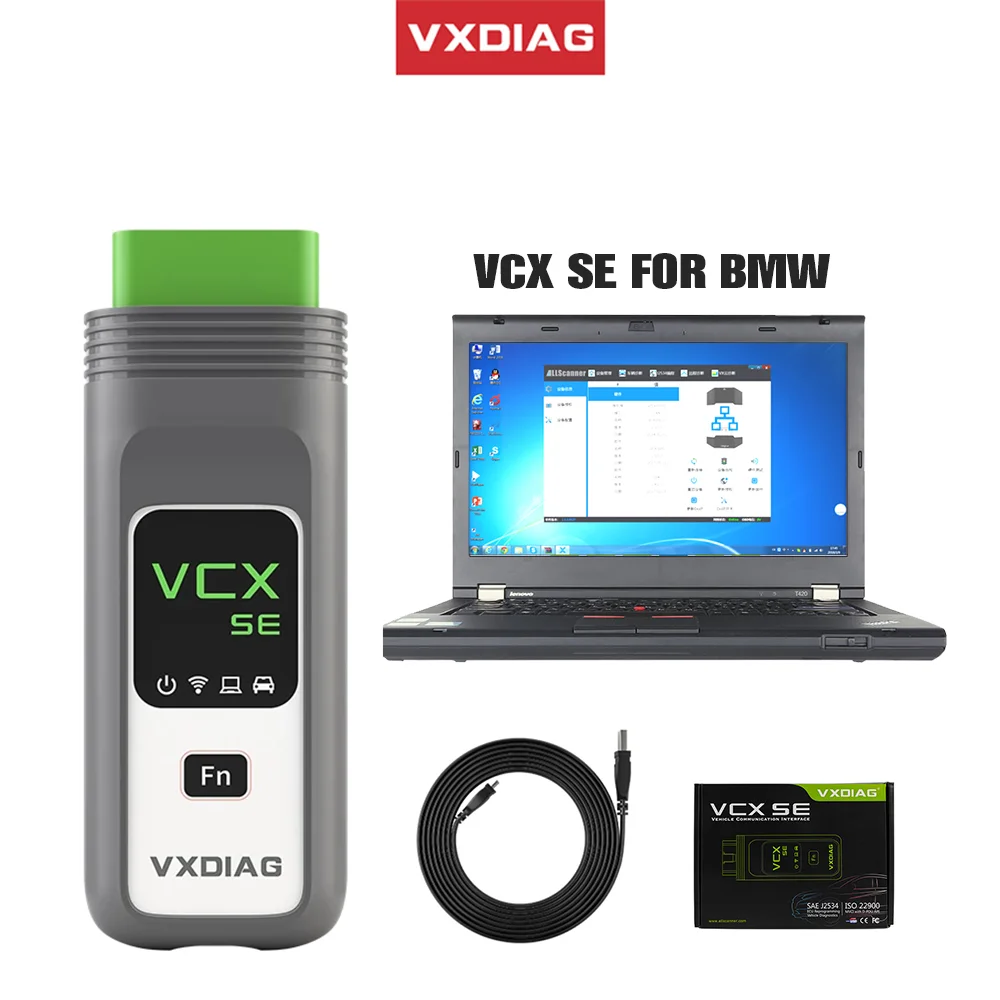 US $399.16 VXDIAG VCX For BMW ICOM Diagnostic Tools OBD2 Fault Code Scanner Programming With T420 Laptop ISTA INPA ESYS For BMW 20042020