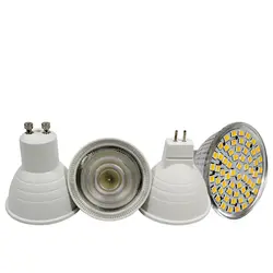 MR16 светодиодный светильник 3 Вт 6 Вт GU10 12V 24/60 светодиодный s 220V Светодиодный прожектор лампа теплые белые украшения для дома ампулы