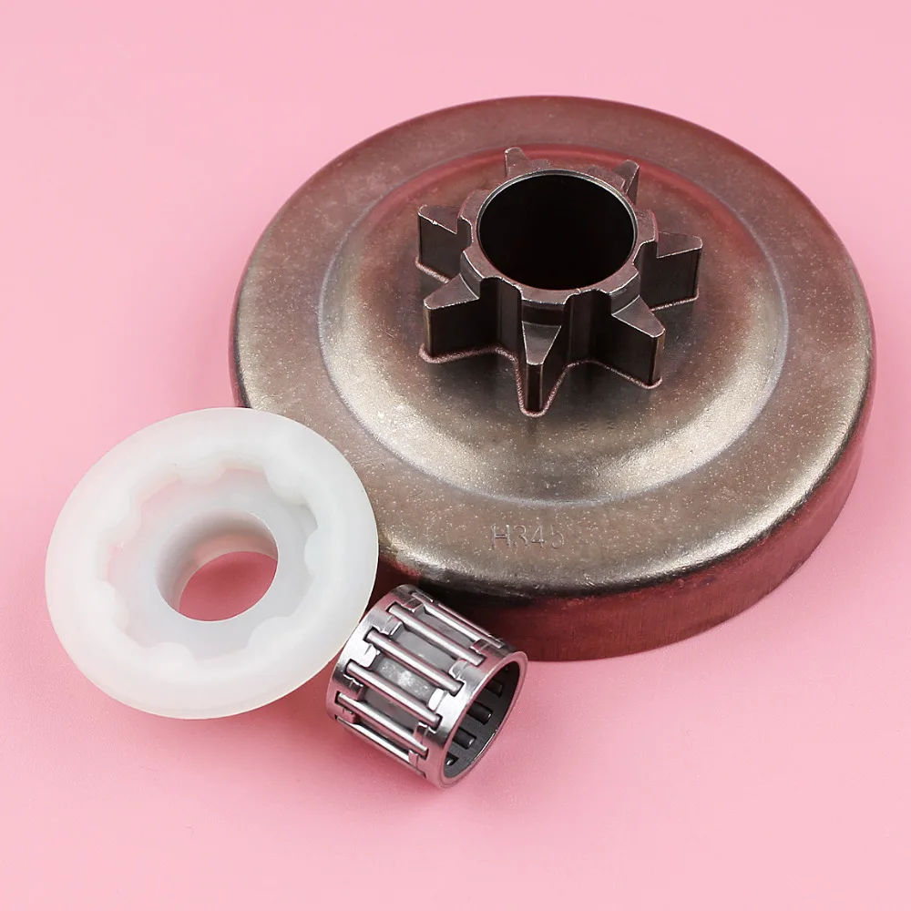 Clutch Drum Needle Bearing Worm Gear Pinion Kit For Husqvarna 340 345 350 EPA 445 445E 450E Chainsaw Spare Part бензопила 2