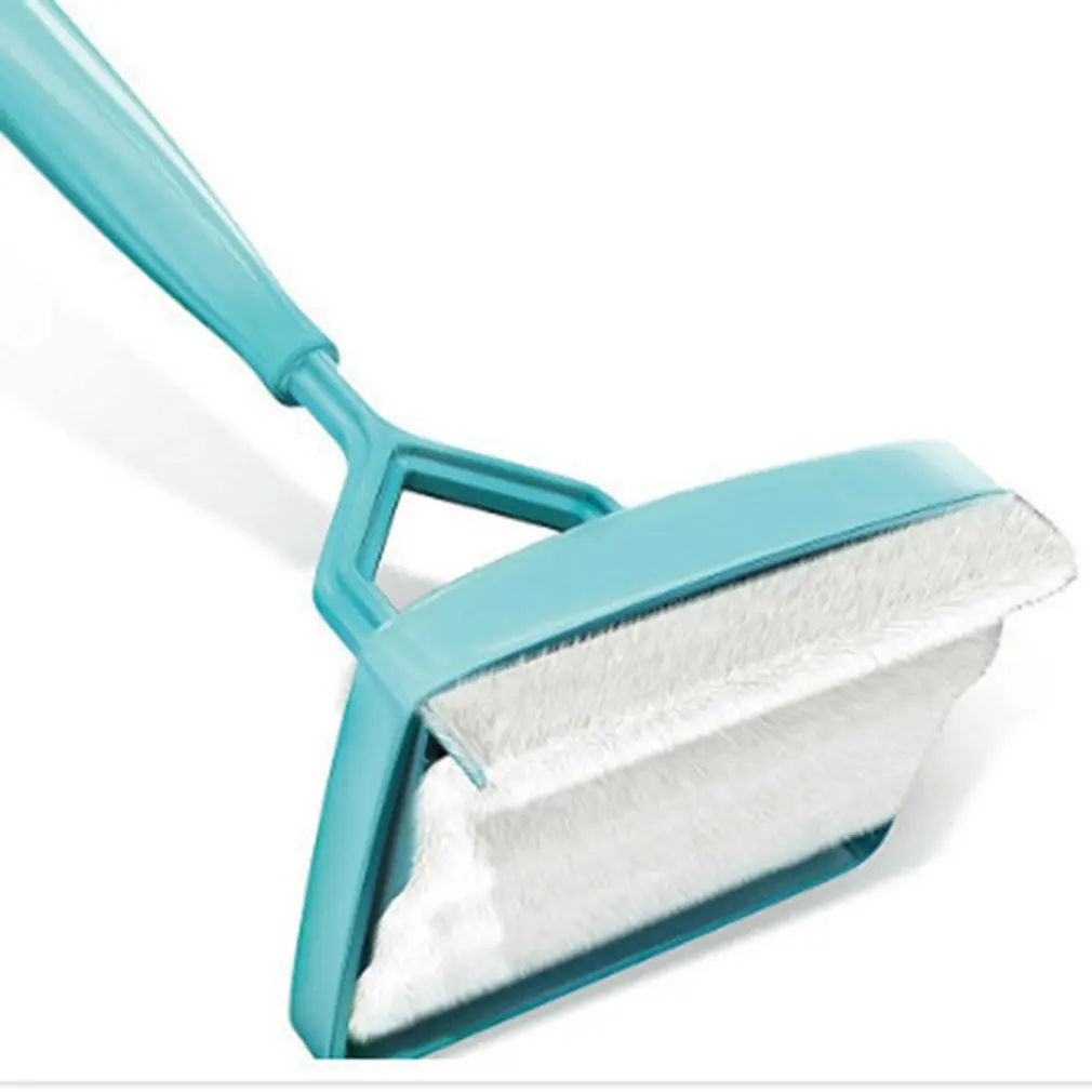 Retractable Fiber Cleaning Brush Door Frame Mop Baseboard Mop Aluminum+ Plastic+ Microfiber Pad Household Mop