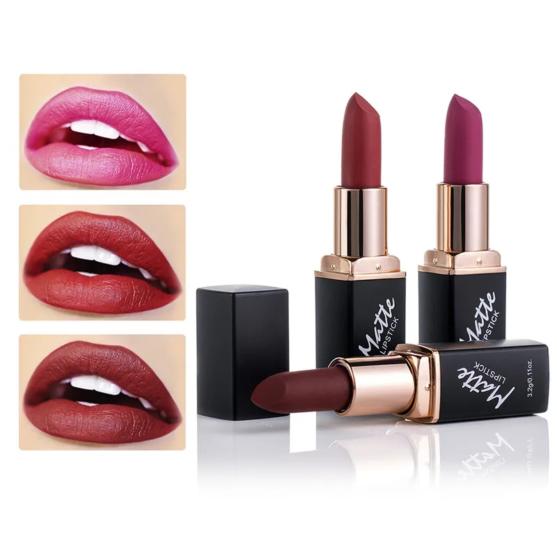 

Moisturizing Nude Color Lasting Moisturizing Matte Square Tube Lipstick, Moisturizing Matte Long Lasting Easy To Apply Smooth