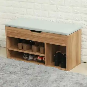 

2 Tier Shoe Storage Stool Living Room Shoe Rack Simple Change Shoe Bench Organizer Cabinet Hallway Seat Chair Shelf Holder