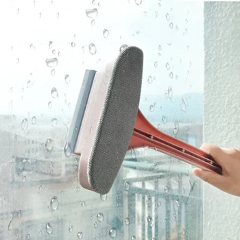 

Glass Window Wiper Scraper Blade Squeegee Cleaner Mirror Clean Wash Brush Home Bathroom Car Windows Cleaning Tools