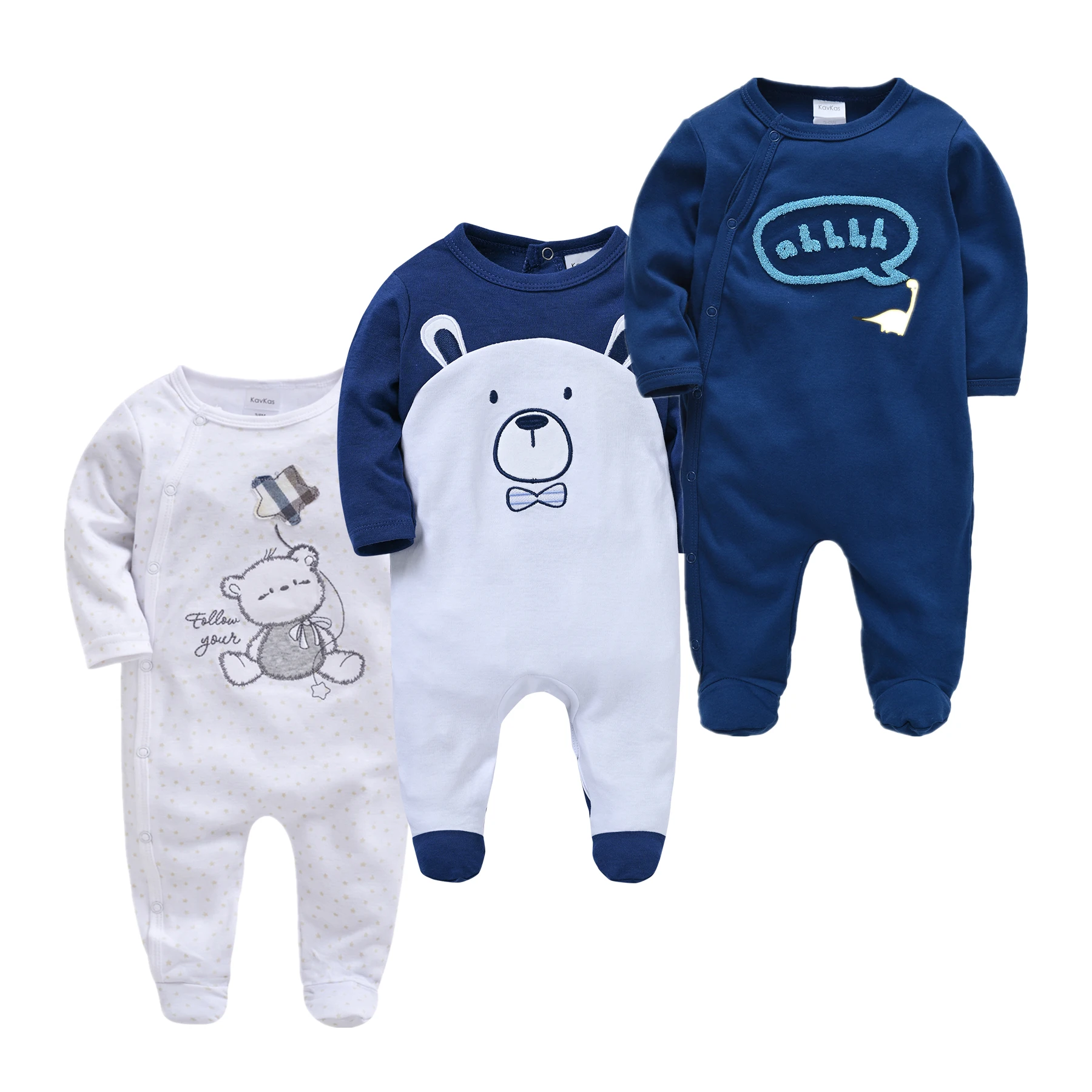 Autumn Spring Pijamas Set Cotton Cartoon Toddler Pajamas Boy Clothes Newborn Baby Girl Clothing Infant Jumpsuit for Baby Clothes