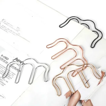 

Novelty Hollow Metal Music Piano Book Clip Bookmark Page Paper Holder Memo Clips School Office Stationery