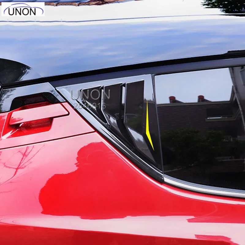 SCITOO ABS Rear Side Window Louvers Air Vent Scoop Shades