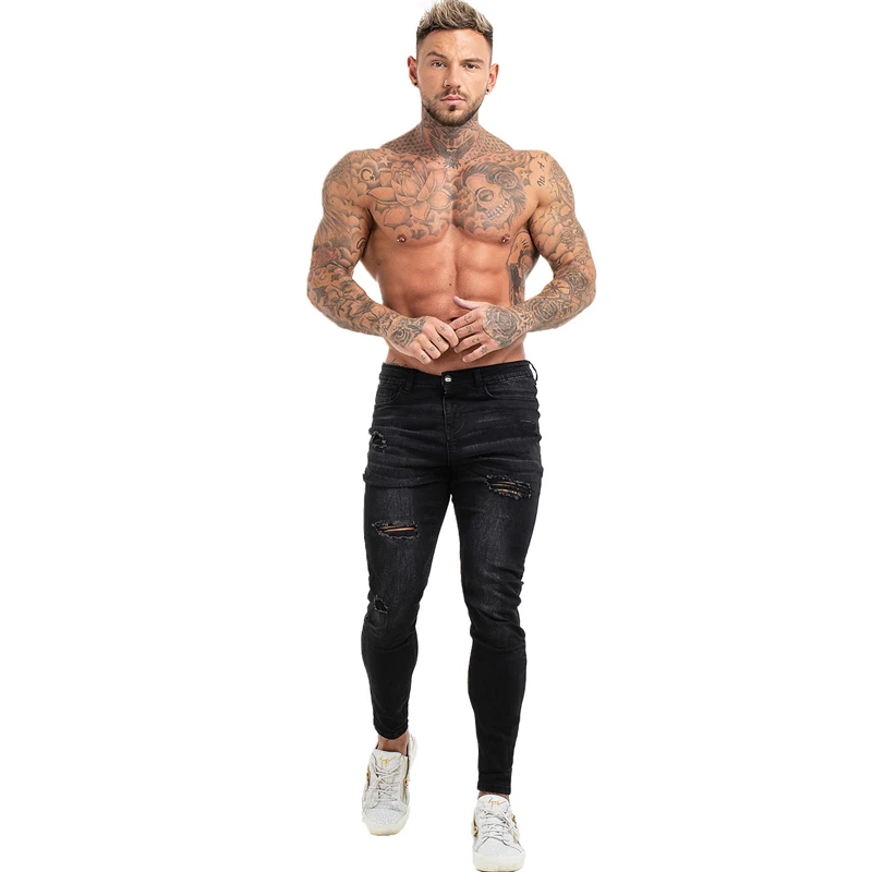 Gingtto Skinny Jeans Men Slim Fit 